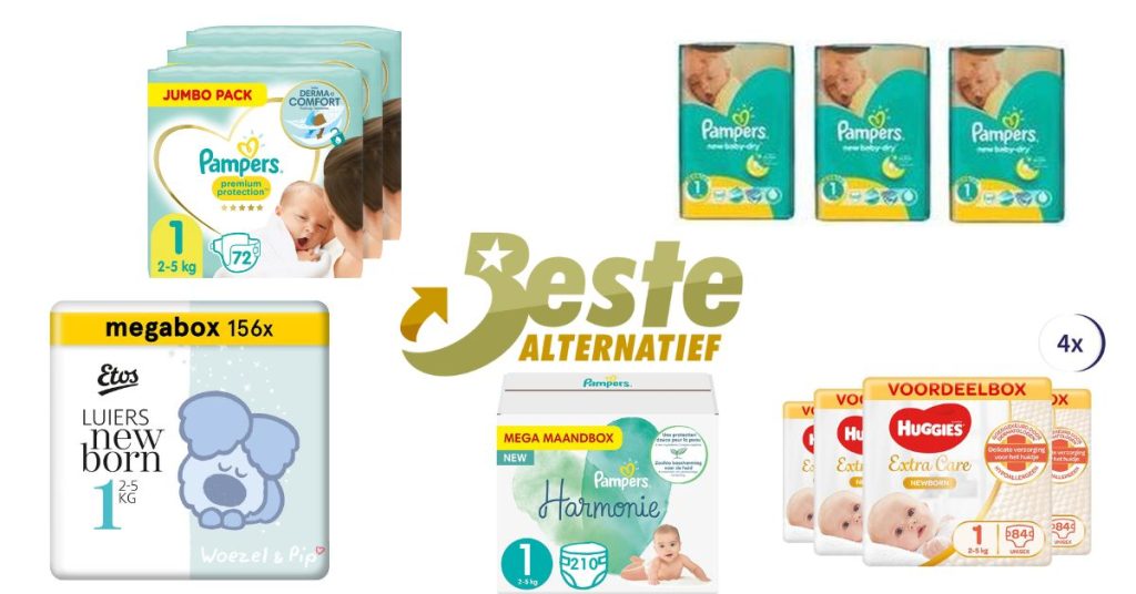 Beste Luier Maat 1 Review 5x Test! 