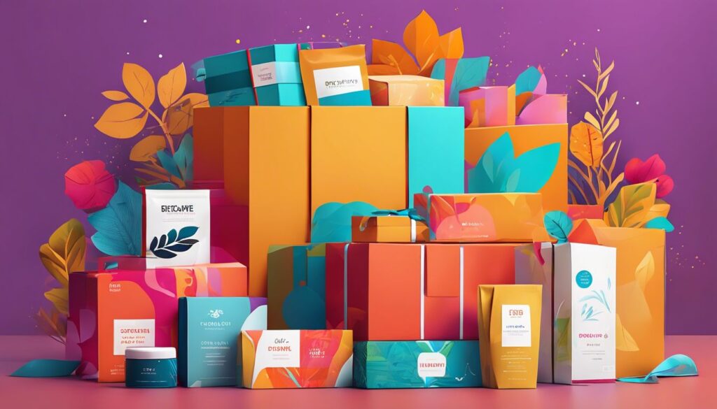 Een variëteit aan pakketten van verschillende online retailers op een drukke deurmat.