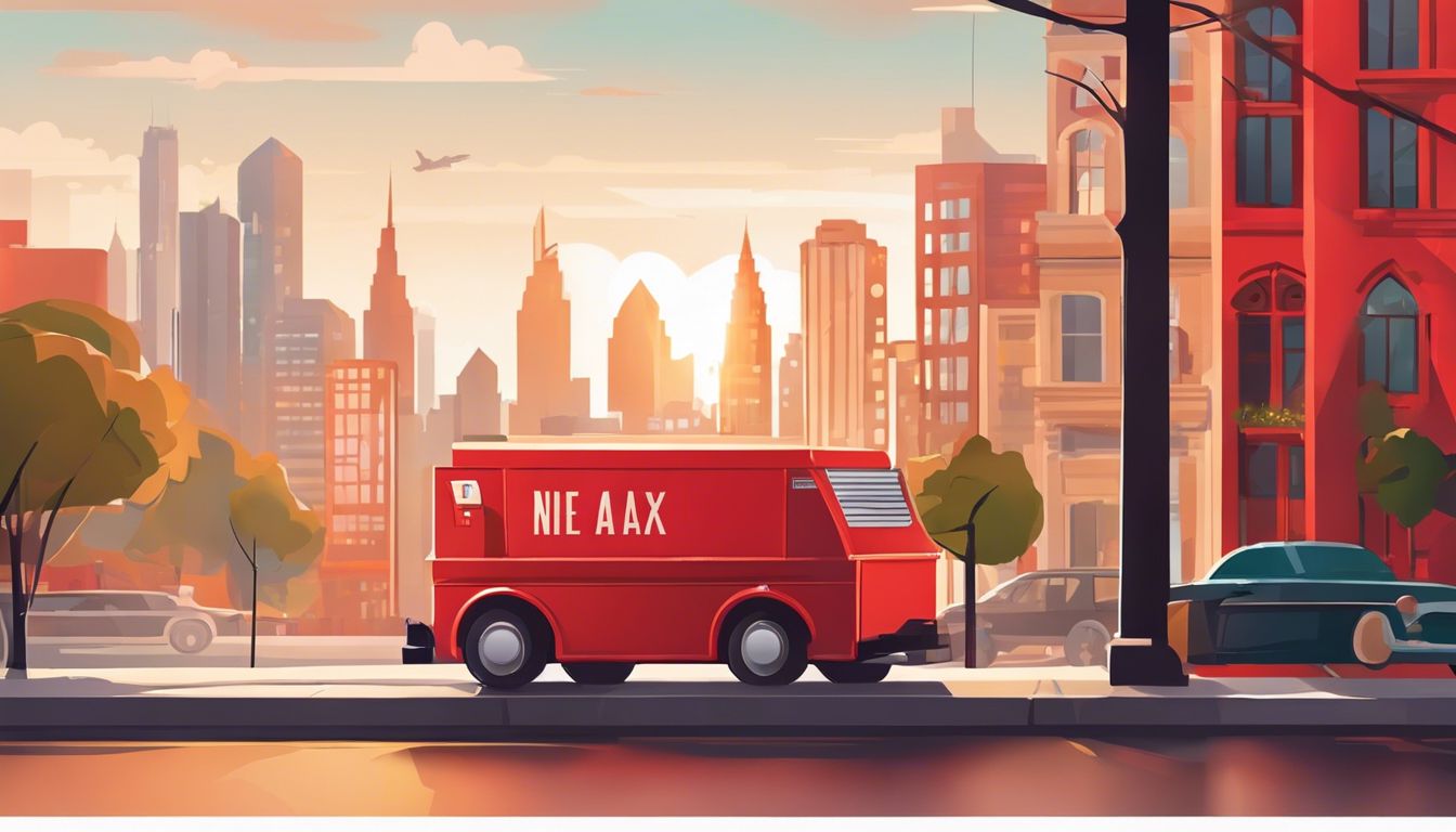 Een prachtige wenskaart wordt in een rode brievenbus geplaatst. Een prachtige wenskaart wordt in een rode brievenbus geplaatst.