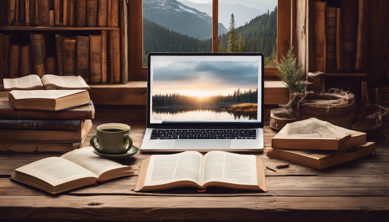 Alternatieve nieuwsartikelen en boeken liggen op een houten tafel in een gezellige leeshoek.