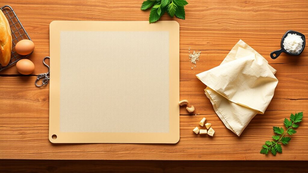 Een duurzame keukenopstelling met alternatieven voor aluminiumfolie.